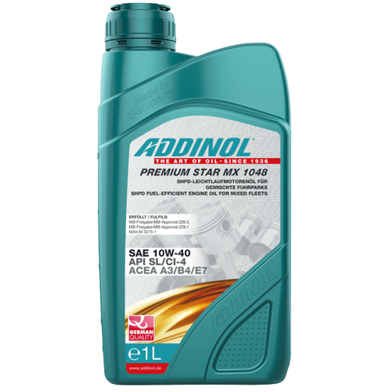 ADDINOL PREMIUM STAR MX 1048 10W-40 1Л
