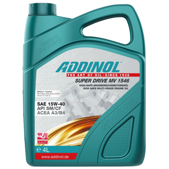 ADDINOL SUPER DRIVE MV 1546 15W-40 4Л