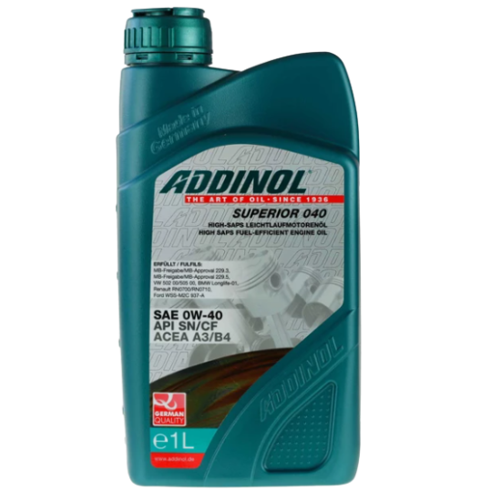 ADDINOL SUPERIOR 040 0W-40 1Л