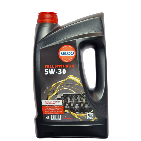BELCO FULL-SYNTHETIC 5W-30 4L BELCO FULL-SYNTHETIC 5W-30 4L