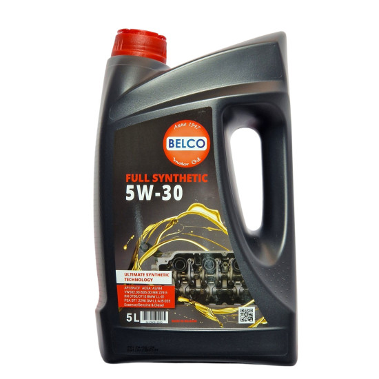 BELCO FULL-SYNTHETIC 5W-30 5L BELCO FULL-SYNTHETIC 5W-30 5L