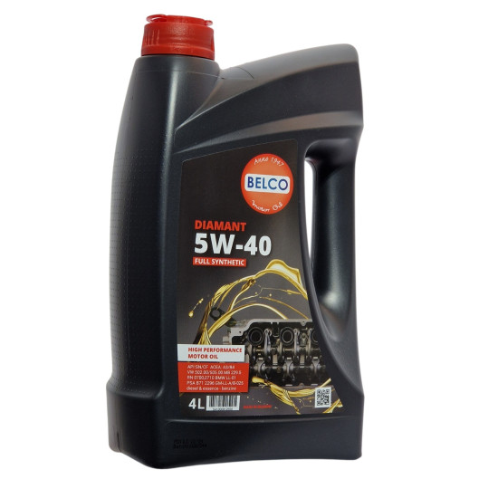 BELCO FULL-SYNTHETIC 5W-40 4Л