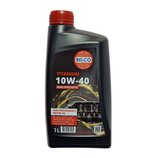 BELCO TITANIUM SEMI-SYNTHETIC 10W-40 1L