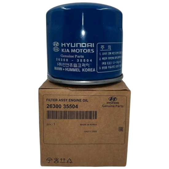 Hyundai / KIA Yağ filteri 2630035504