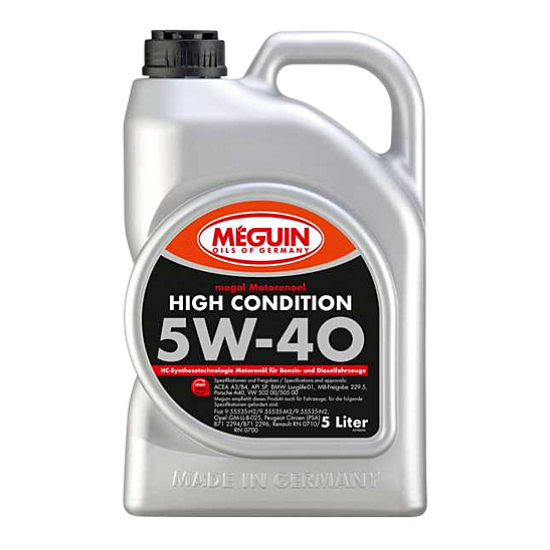 Meguin HIGH CONDITION 5W-40 5Л