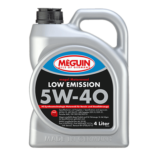 Meguin LOW EMISSION 5W-40 4L