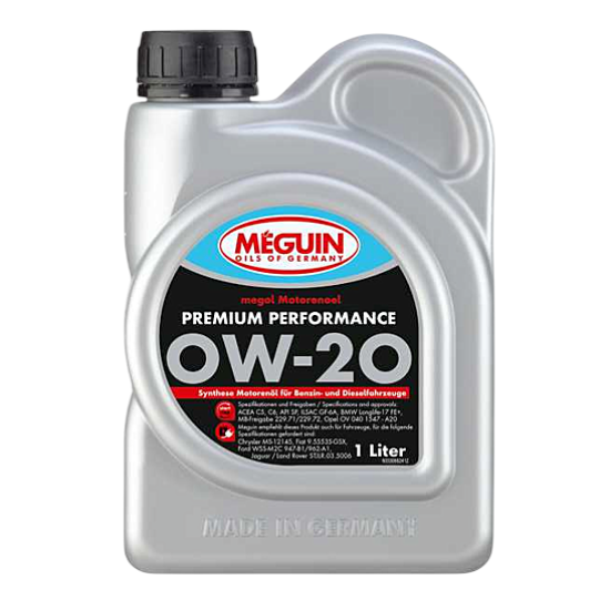 Meguin Premium Perform­ance 0W-20 1L
