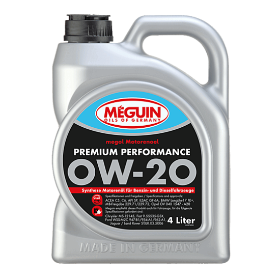 Meguin Premium Perform­ance 0W-20 4Л