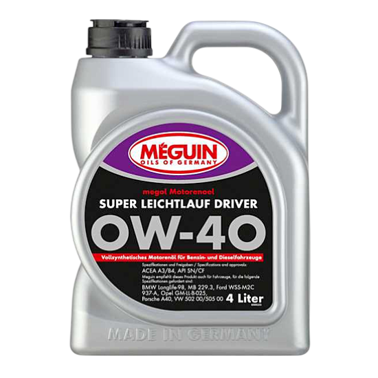 Meguin Super Leichtlauf DRIVER 0W-40 4Л