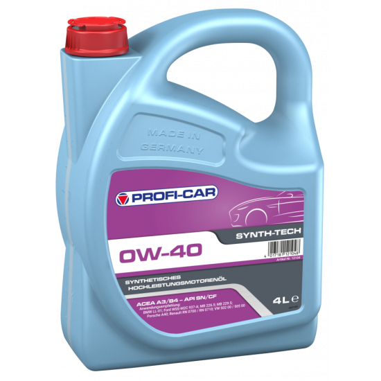 PROFI-CAR Synth-Tech 0W‑40 4Л
