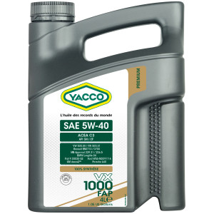 Yacco VX 1000 FAP 5W-40 4Л