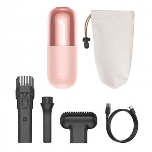 Беспроводной автомобильный пылесос Baseus C1 Capsule Vacuum Cleaner CRXCQC1-04 Розовый
