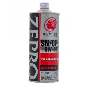 IDEMITSU Zepro EURO SPEC SN/CF 5W-40 1Л