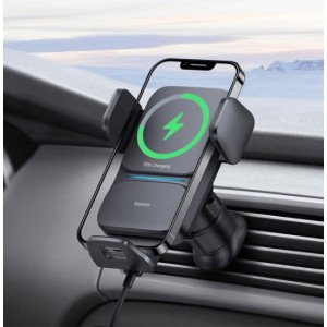 Baseus Wisdom Auto Alignment Car Mount Wireless CGZX000001 Black
