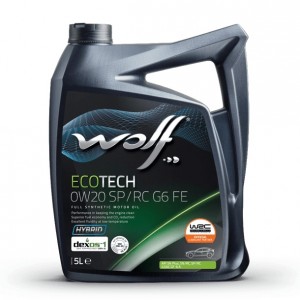 WOLF ECOTECH 0W-20 SP/RC G6 FE 5L