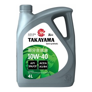 TAKAYAMA SAE 10W-40 API SN/CF 4L