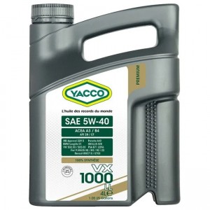 Yacco VX 1000 LL 5W-40 4L