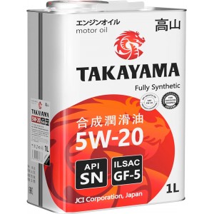 TAKAYAMA SAE 5W-20 SN ILSAC GF-5 1L