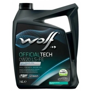 WOLF OFFICIALTECH 0W-20 LS-FE 4Л