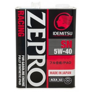 IDEMITSU Zepro Racing SN 5W-40 4L