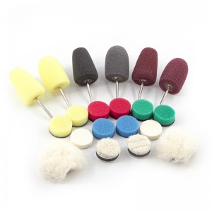 Detail Polisher Pad Set – çevik mil üçün cilalama yastıqları dəsti 20ədəd