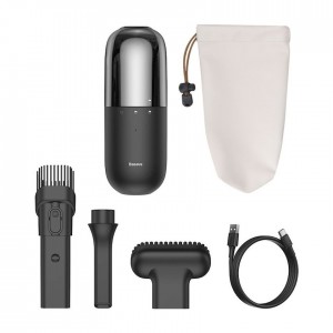 Беспроводной автомобильный пылесос Baseus C1 Capsule Vacuum Cleaner CRXCQC1-01 Black