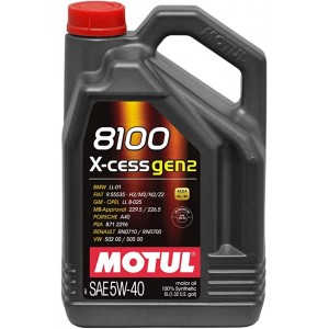 MOTUL 8100 X-CESS GEN2 5W-40 4L