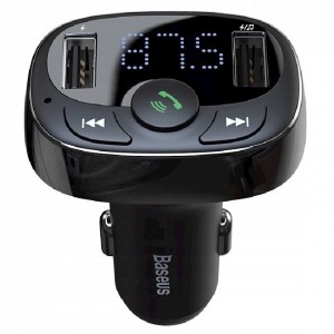 Avtomobil yükləmə cihazı FM-ötürücü ilə Baseus CCTM-01