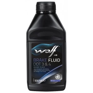 WOLF BRAKE FLUID DOT 3&4 500ml