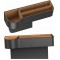 Avtomobil üçün orqanayzer Baseus Elegant Car Storage Box CRCWH-01