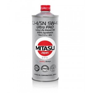 Mitasu Ultra Diesel CJ-4/SN 5W-40 (PAO) ACEA E9