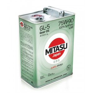 MITASU GEAR OIL GL-5 75W-90 LSD 100% Synthetic