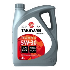 TAKAYAMA SAE 5W-30 API SL/CF 4L