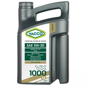Yacco VX 1000 LE 5W-30 5L