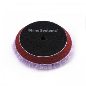 Lila Wool Pad - bənövşəyi xəzdən hazırlanmış cilalama yastığı 75mm