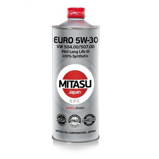 Mitasu Euro LL Diesel 5W-30 (PAO)