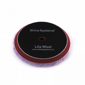 Lila Wool Pad - bənövşəyi xəzdən hazırlanmış cilalama yastığı 130mm