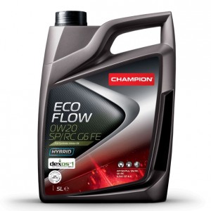 CHAMPION ECO FLOW 0W-20 SP/RC G6 FE 4L